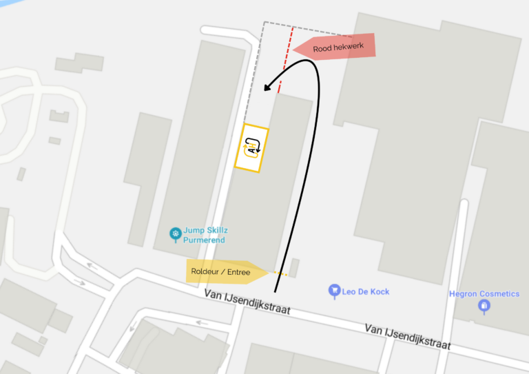 Aanrijroute