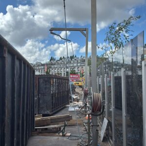 Hogedrukreiniger met haspel en zwenkarm